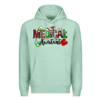 Seafoam medical assistant christmas Premium Hoodie - OliviaCreatesArt