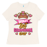 Bone world's best grandma ever Ladies Tee - Jasminsmagicworld