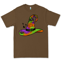 Cacao Witch Hat With Spiders Premium Tee - Jasminsmagicworld