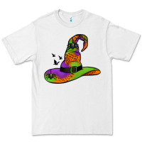 White Witch Hat With Spiders Premium Tee - Jasminsmagicworld