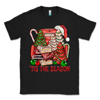 Black Tis The Season Christmas Cakes Truck Classic Tee - BundleAndBundleShop