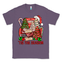 Lavender Tis The Season Christmas Cakes Truck Classic Tee - BundleAndBundleShop