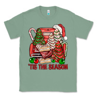 Sage Tis The Season Christmas Cakes Truck Classic Tee - BundleAndBundleShop