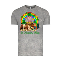 Cloud Rock St. Patrick's Day Farm Animal Png Vintage Tee - BundleAndBundleShop