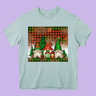 Christmas Gnomes Heavy Core Tee Designed By Jasminsmagicworld