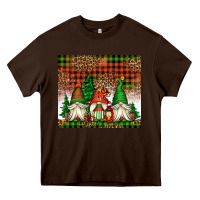 Chocolate Brown Christmas gnomes Heavy Core Tee - Jasminsmagicworld