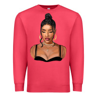 Cardinal black woman Premium Sweatshirt - FaDigitalArtStudio