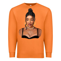 Carrot black woman Premium Sweatshirt - FaDigitalArtStudio