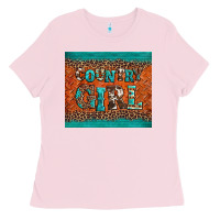 Bubblegum Pink country girl Ladies Tee - BarkalooDesign