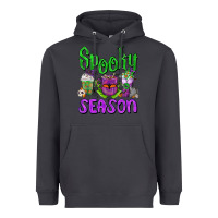 Smoke Spooky Season Coffee Cups Heavyweight Hoodie - FaDigitalArtStudio