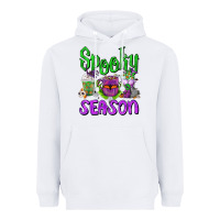 White Spooky Season Coffee Cups Heavyweight Hoodie - FaDigitalArtStudio