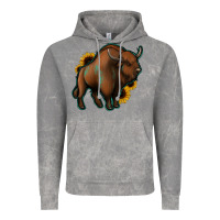 Cloud Rock Western  Bison Vintage Hoodie - Jasminsmagicworld