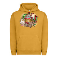 Pigment Peanut Butter Christmas Elf Urban Hoodie - CowhideDigitalArt