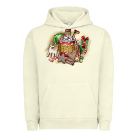 Pigment Pistachio Christmas Elf Urban Hoodie - CowhideDigitalArt