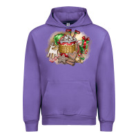 Tulip Christmas Elf Urban Hoodie - CowhideDigitalArt