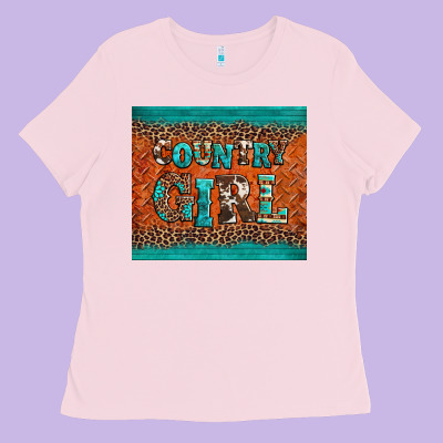 Country Girl Ladies Tee Designed By Barkaloodesign