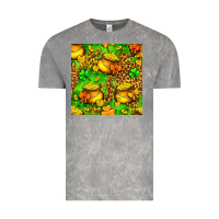 Cloud Rock St. Patrick's pot of gold seamless pattern Vintage Tee - BundleAndBundleShop