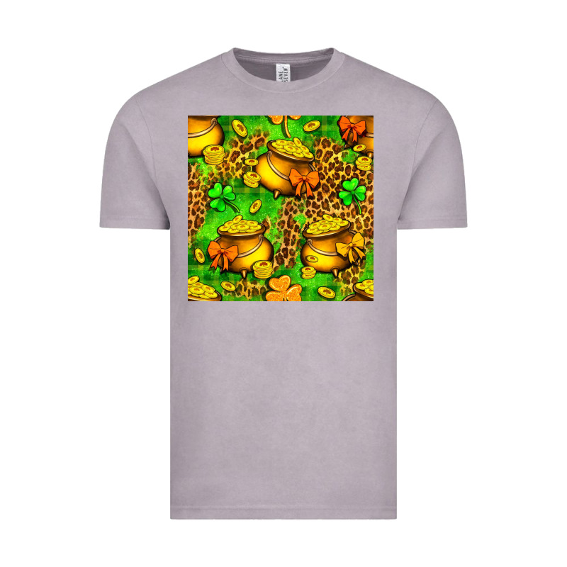St. Patrick's Pot Of Gold Seamless Pattern Vintage Tee by BundleAndBundleShop | Teevron