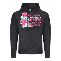 Vintage Black i am snow cute pink bbs Vintage Hoodie - BundleAndBundleShop