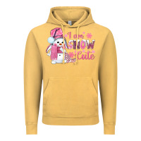 Vintage Mustard i am snow cute pink bbs Vintage Hoodie - BundleAndBundleShop
