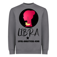 Storm Libra Zodiac Sign Horoscope Birth Gift Girl Heavyweight Sweatshirt - Bettercallsaul