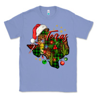 Colony Blue Christmas Western Texas Map Classic Tee - BundleAndBundleShop