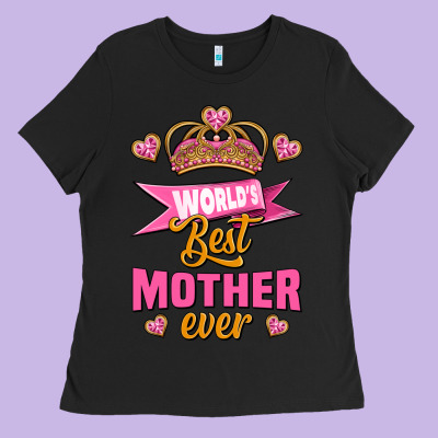 World's Best Mother Ever Ladies Tee Designed By Jasminsmagicworld