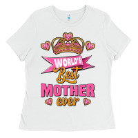 White world's best mother ever Ladies Tee - Jasminsmagicworld