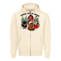 Sandshell hanging with my gnomies Zipper Hoodie - CowGirlArtShop