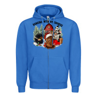 True Royal hanging with my gnomies Zipper Hoodie - CowGirlArtShop