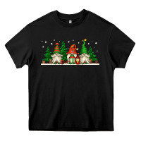 Black Christmas gnomes Heavy Core Tee - Jasminsmagicworld