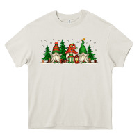 Cream Christmas gnomes Heavy Core Tee - Jasminsmagicworld