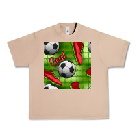 Burro soccer shoes goal seamless pattern Urban Heavy Tee - BundleAndBundleShop