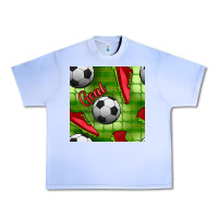 Grape Ice soccer shoes goal seamless pattern Urban Heavy Tee - BundleAndBundleShop