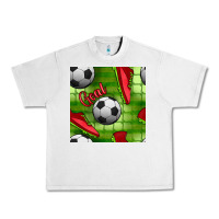 Lunar Rock soccer shoes goal seamless pattern Urban Heavy Tee - BundleAndBundleShop