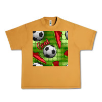 Peanut Butter soccer shoes goal seamless pattern Urban Heavy Tee - BundleAndBundleShop