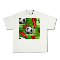 Pistachio soccer shoes goal seamless pattern Urban Heavy Tee - BundleAndBundleShop