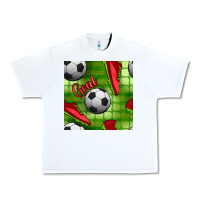 White soccer shoes goal seamless pattern Urban Heavy Tee - BundleAndBundleShop