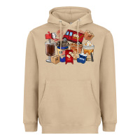 Mushroom Postal Worker Coffee Cups Heavyweight Hoodie - FaDigitalArtStudio