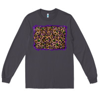 Smoke mardi gras leopard background Long Sleeve Tee - RanaPortraitStore