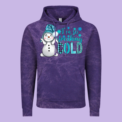 I'm So Freaking Cold Bbs Vintage Hoodie Designed By Bundleandbundleshop