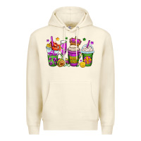 Sandshell mardi gras coffee cups Premium Hoodie - OliviaCreatesArt
