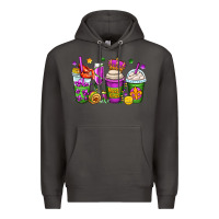 Smoke mardi gras coffee cups Premium Hoodie - OliviaCreatesArt