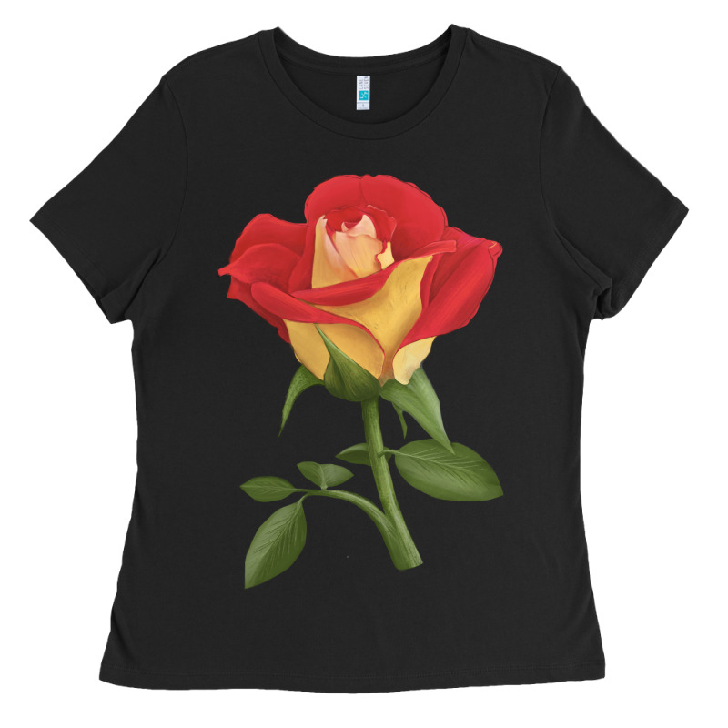 Ketchup And Mustard Rose Ladies Tee by LillyAllenDesigns | Teevron