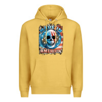 Antique Gold made in america skull Premium Hoodie - JahusDesignShop