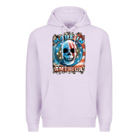 Lilac made in america skull Premium Hoodie - JahusDesignShop