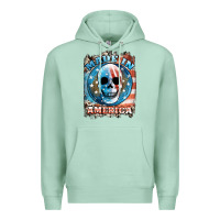 Seafoam made in america skull Premium Hoodie - JahusDesignShop