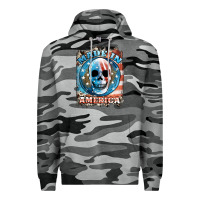 Slate Camo made in america skull Premium Hoodie - JahusDesignShop