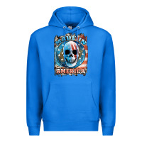 True Royal made in america skull Premium Hoodie - JahusDesignShop