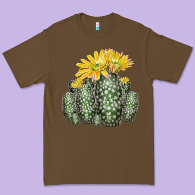 Texas Rainbow Cactus Premium Tee Designed By Lillyallendesigns